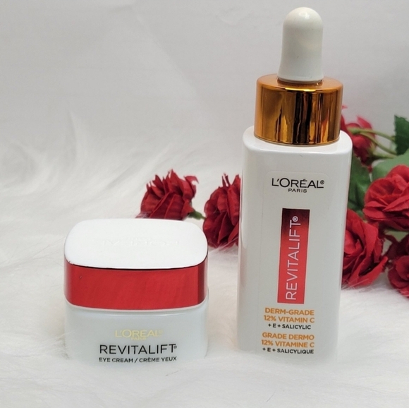 L'oreal Revitalift Eye Cream and Revitalift Face Serum Bundle - Picture 2 of 8